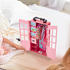   Plastic Doll Clothes Hanger and Closet DIY-PH0022-05-6