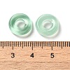 Transparent Glass European Beads X-GLAA-A012-03-4