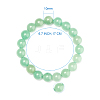 Natural Green Aventurine Round Beads Stretch Bracelets BJEW-PH0001-10mm-24-3