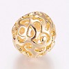 Long-Lasting Plated Brass Beads X-KK-K181-02G-2