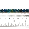 Natural Agate Beads Strands G-G045-8mm-M-4