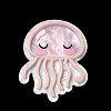 Ocean Theme Jellyfish Acrylic Alligator Hair Clips OHAR-A009-01G-2