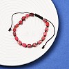 Dyed Natural Imperial Jasper Beads Braided Bead Bracelets for Men Women BJEW-D360-01A-2
