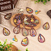 40Pcs 10 Styles Printed Wood Pendants Sets WOOD-TA0001-77-6