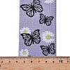 5M Nylon Flower Butterfly Jacquard Elastic Wide Bands OCOR-XCP0002-44-3