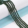 Synthetic Green Goldstone Beads Strands G-E591-07A-2