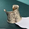 Alloy Arm Cuff Bangles Girl Women AJEW-A063-03G-3