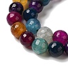 Dyed & Heated Natural Dragon Veins Agate Beads Strands X-G-P539-A01-20-4