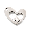 201 Stainless Steel Pendants STAS-A116-01P-03-1