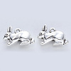 Tibetan Style Alloy Pendants X-TIBE-R316-017AS-RS-2