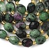 Natural Ruby in Zoisite Beads Strands G-F809-A49-01-5
