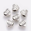 Alloy European Style Beads MPDL-WH0002-04AS-1