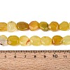 Dyed & Heated Natural Agate Beads Strands G-N359-15A-05-5