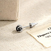 Gragon Claw with Ball Brass Cubic Zirconia Cartilage Earrings FS-WG661C4-05-1