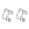 304 Stainless Steel C-Shaped Cuff Earrings EJEW-K268-86P-4