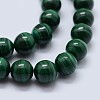 Natural Malachite Beads Strands G-F571-27AA2-3mm-3