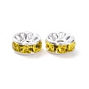 Brass Grade A Rhinestone Spacer Beads RB-A014-Z8mm-19S-1