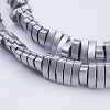 Electroplate Non-magnetic Synthetic Hematite Beads Strands G-J379-A04-F-2