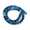 Natural Druzy Agate Beads Strands G-NH0024-A04-8mm-4
