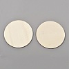 Flat Round Shape Unfinished Wood Slices DIY-CJC0013-01-1