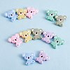 12Pcs 6 Styles Koala Silicone Focal Beads JX661A-3