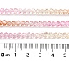 Transparent Painted Glass Beads Strands X1-DGLA-A034-T4mm-A20-3