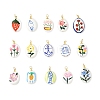 Handmade Porcelain Pendants PALLOY-JF05918-1