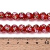 Handmade Luminous Lampwork Beads Strands LAMP-N037-01B-5
