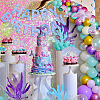 Birthday Decoration Paper Flag Banners HJEW-WH0042-86-6