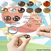 DIY Rugby Acrylic Beaded Keychain Pendant Decoration Making Kit MACR-CJC0004-18-9