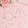   189Pcs 10 Style Transparent Acrylic Beads TACR-PH0001-34-3