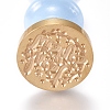 Brass Wax Seal Stamps AJEW-WH0113-41A-2