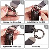 Genuine Leather Car Key Keychain JX273F-4