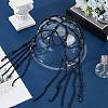 1Pc Plastic Beads Hair Chain Hat for Bridal OHAR-GF0001-52A-4