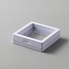 Plastic Jewelry Suspension Display Case CON-WH0088-31A-1