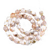 Natural Cherry Blossom Agate Beads Strands G-T131-80-2