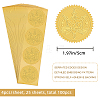 Self Adhesive Gold Foil Embossed Stickers DIY-WH0211-208-2