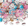 66Pcs 5 Styles Polymer Clay Pave Rhinestone Beads DIY-TA0013-93-3