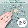 Natural Agate Bead Strands G-AR0001-42-5