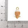 Alloy Enamel Charms FIND-I052-03G-02-3
