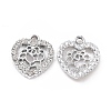 Alloy Rhinestone Charms ALRI-C008-06P-1