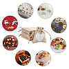 Jute Cloth Storage Bags ABAG-WH0031-30-6