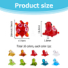 10Pcs 10 Colors Handmade Lampwork Beads LAMP-HS0001-02-2
