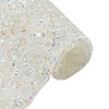 Glitter Resin Hotfix Rhinestone(Adhesive On The Back) DIY-WH0166-23A-1