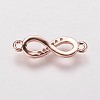 Brass Cubic Zirconia Links KK-P134-57-3