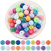 Opaque Acrylic Beads MACR-SP0001-08-1