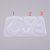 Keychain Silicone Molds DIY-WH0181-57-1