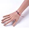 Adjustable Nylon Thread Braided Bead Bracelets BJEW-JB04459-02-4