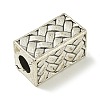 Tibetan Style Alloy European Beads FIND-U015-12AS-03-2