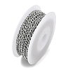 304 Stainless Steel Figaro Chains CHS-G050-04P-3